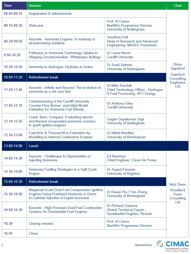 MariNH3 Conference Programme - 17.06.25
