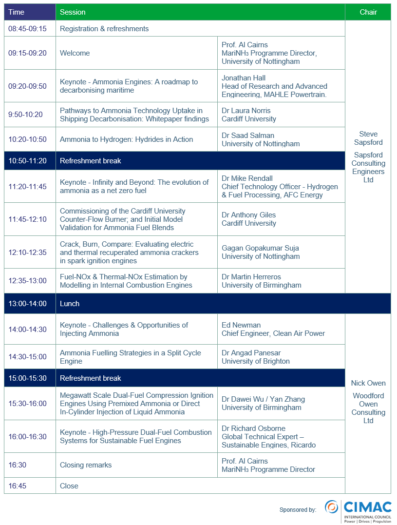 MariNH3 Conference Programme - 17.06.25