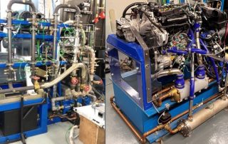 Bespoke engines and catalytic systems research and development facility at University of Birmingham Engine Test Laboratory.