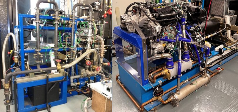 Bespoke engines and catalytic systems research and development facility at University of Birmingham Engine Test Laboratory.