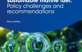 Ammonia as a sustainable marine fuel - front page image